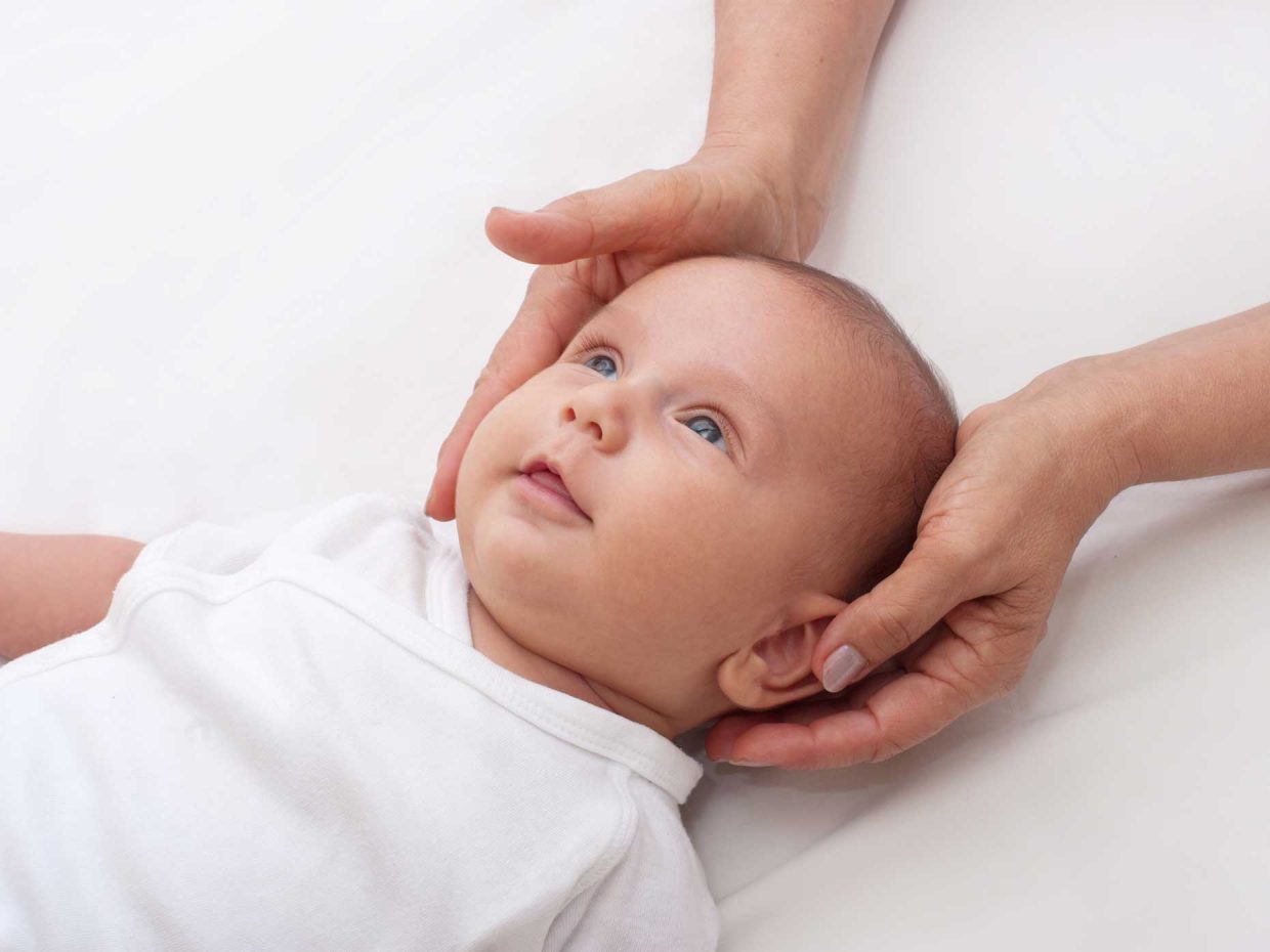 Bebè Bimbo Neonato Cuscino Testa Piatta Dormire Supporto Morbido Previene IT 